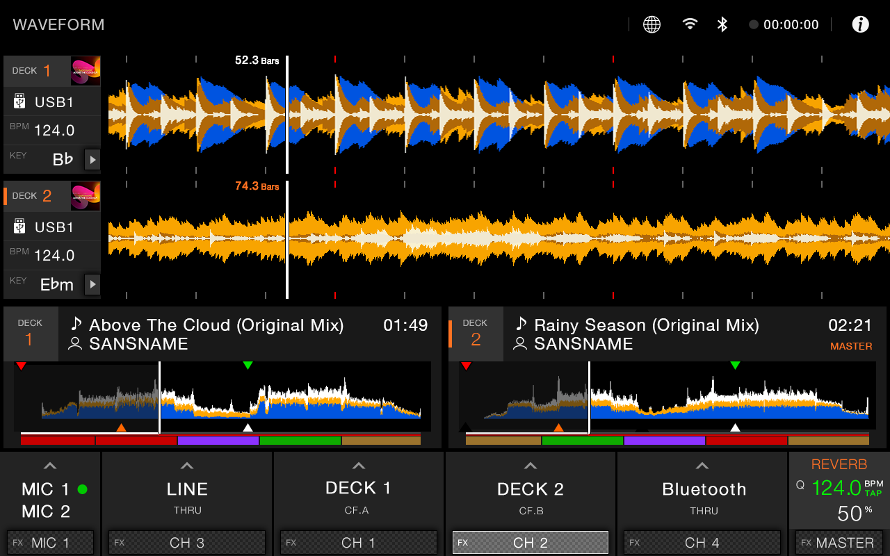 Consola Dj OPUS QUAD todo en Uno 4 Canales para Recordbox y Serato Pioneer Dj