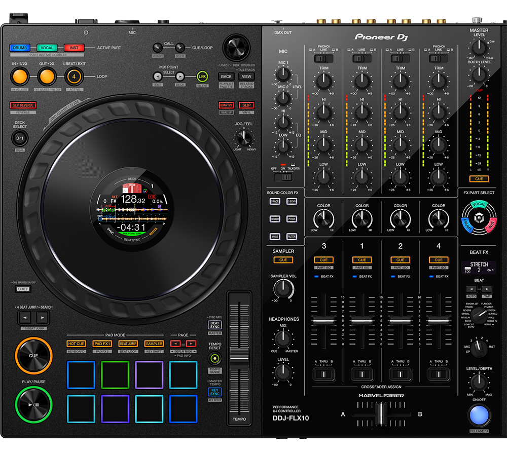 Controlador Dj DDJ-FLX10 Pioneer Dj de 4 Canales