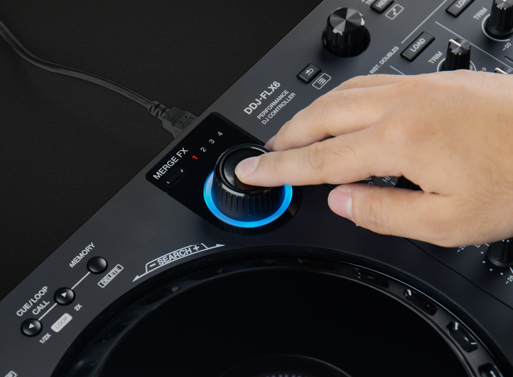 DDJ-FLX6 - 4-channel DJ controller for rekordbox and Serato DJ Pro
