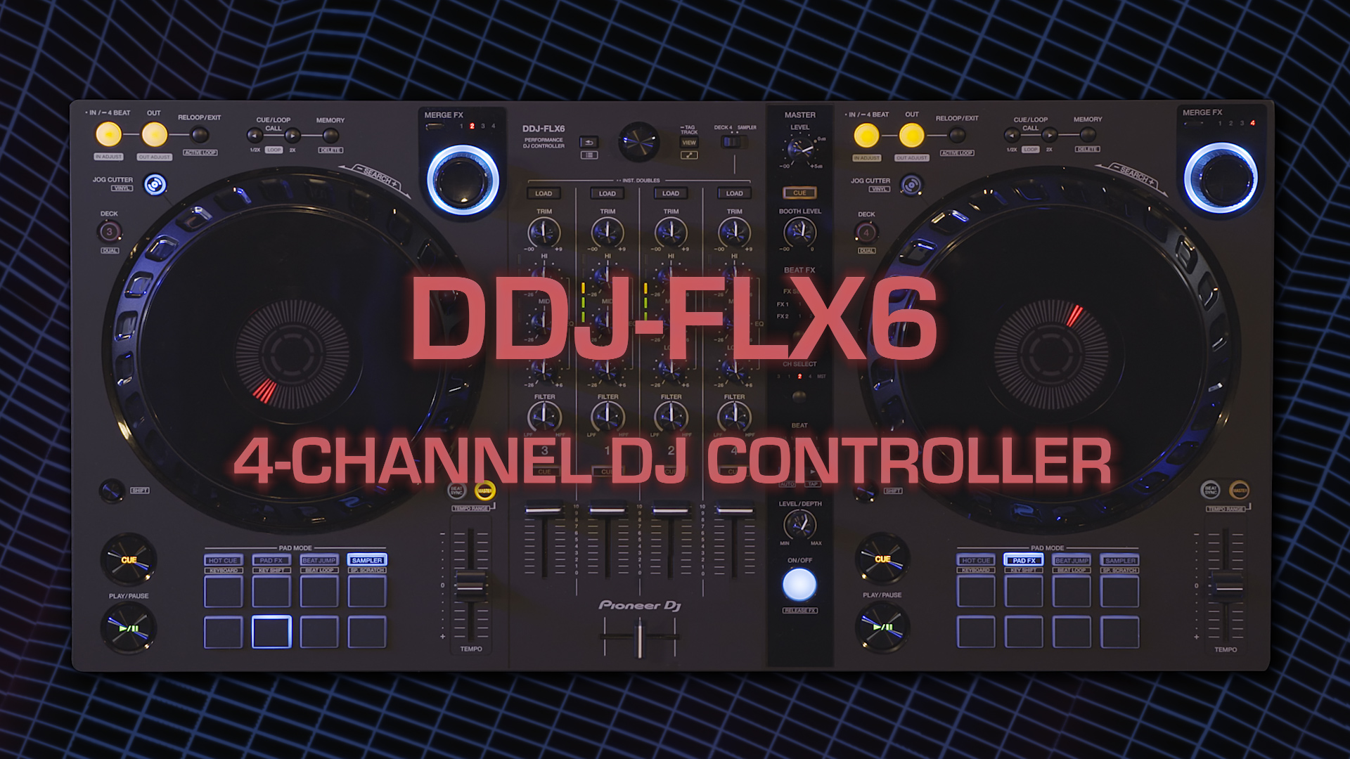 Controlador DJ Pioneer DJ DDJ-FLX6 - Audiomusica