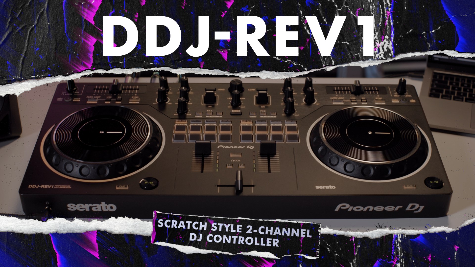 DDJ-REV1 - Scratch style 2-channel DJ controller for Serato DJ