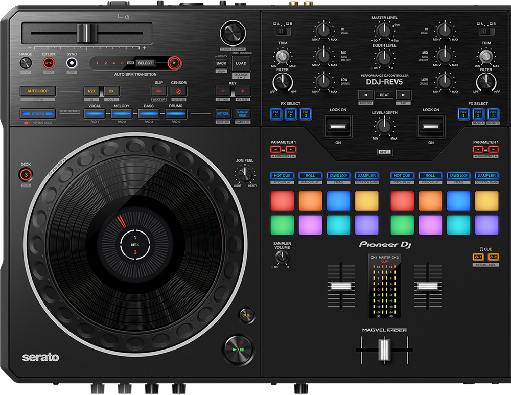 Pioneer DDJ-REV5 - open-format vinyl-style DJ controller built for battles  and scratching - RouteNote Blog