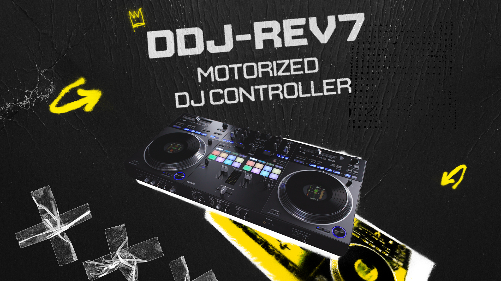 DDJ-REV7 - Scratch style 2-channel professional DJ controller for 