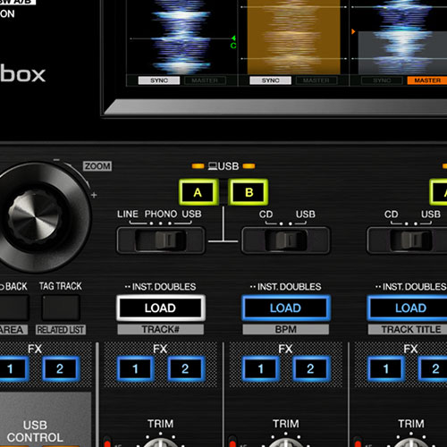 DDJ-RZX (arquivado) Controlador DJ profissional de 4 canais para