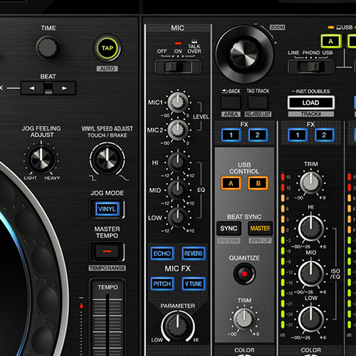 ddj-rzx mic section