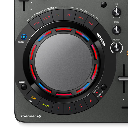 Pioneer dj DDJ-WEGO4 DJコントローラー