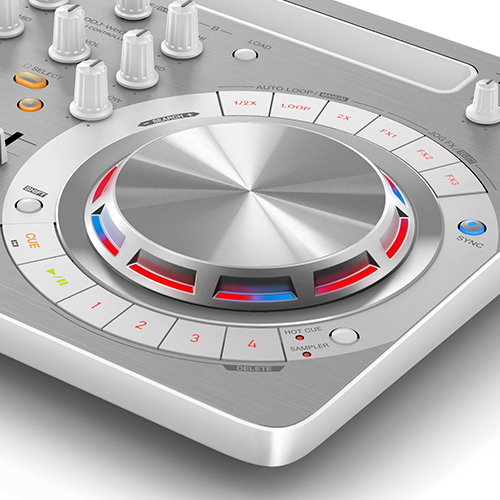 DDJ-WeGO3-K (archived) Multi-color, compact DJ software controller