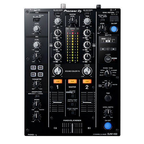 DJM-250MK2 2-channel DJ mixer with independent channel filter 