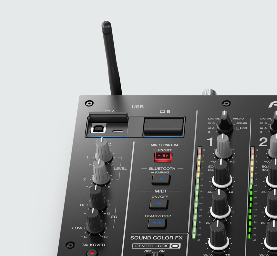 djm a9 feature connectivity pc