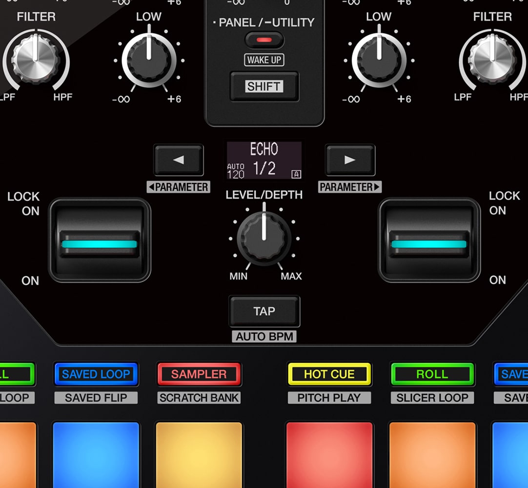 DJM-S7 - Scratch-style 2-channel performance DJ mixer (Black)
