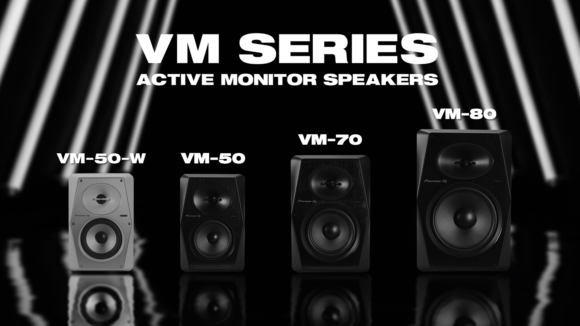 VM-70 - 6.5” active monitor speaker (Black)