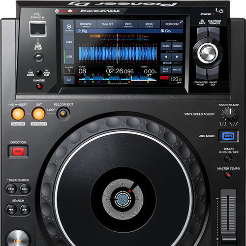 XDJ-1000MK2 Performance DJ multi player (black) - Pioneer DJ