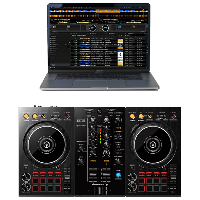 Controlador DJ + aplicación de DJ