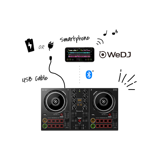 Smart DJ Controller DDJ-200