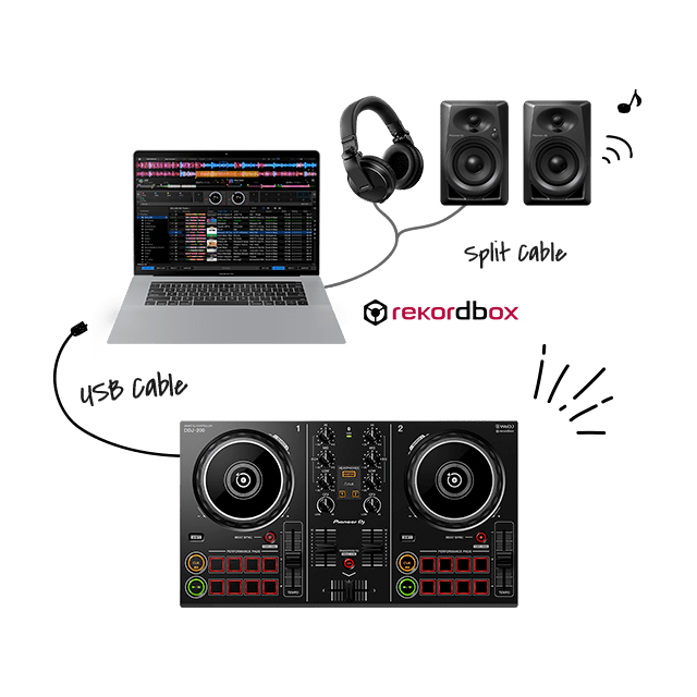 Smart DJ Controller DDJ-200