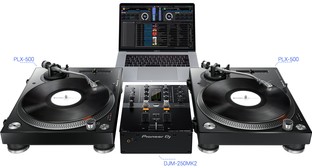 DJM-250MK2 DVS setup