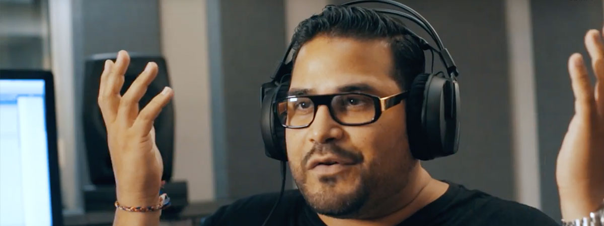 Junior Sanchez on the HRM-07 Studio Headphones