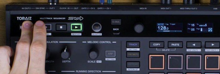 TORAIZ SQUID multitrack sequencer