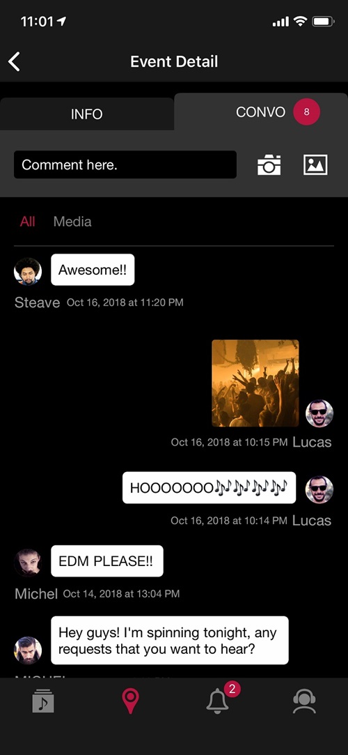 Convo feature