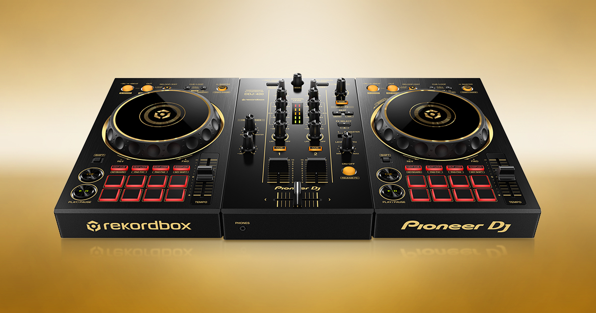 楽器【国内限定品】Pioneer DDJ-400　ゴールド限定モデル　ヘッドホン付き