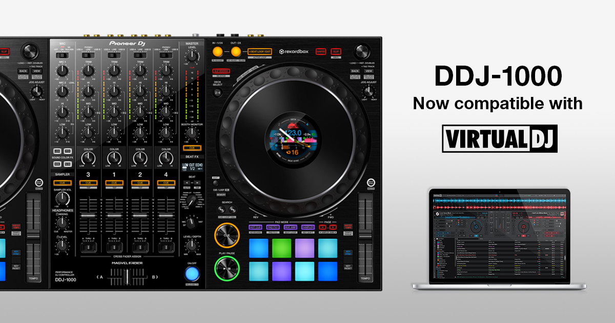 DDJ-1000 now officially supports VirtualDJ 2021 - News - Pioneer 