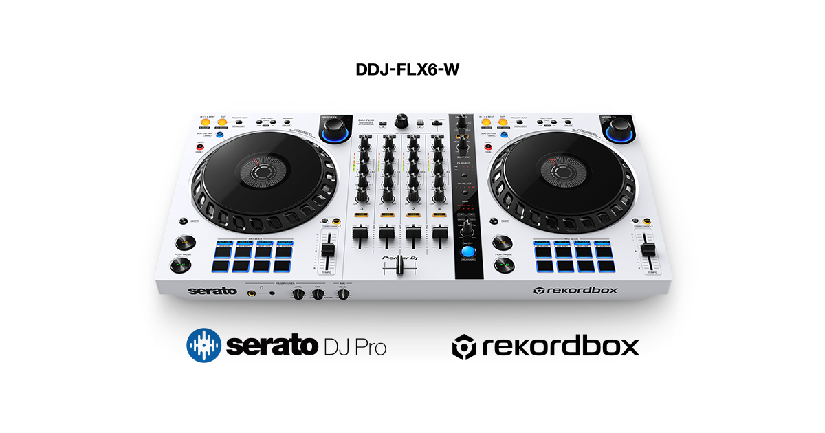 Introducing the limited-edition DDJ-FLX6-W with stylish matte