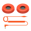 Cable en espiral y almohadillas para los oídos con colores variados para HDJ-CUE1