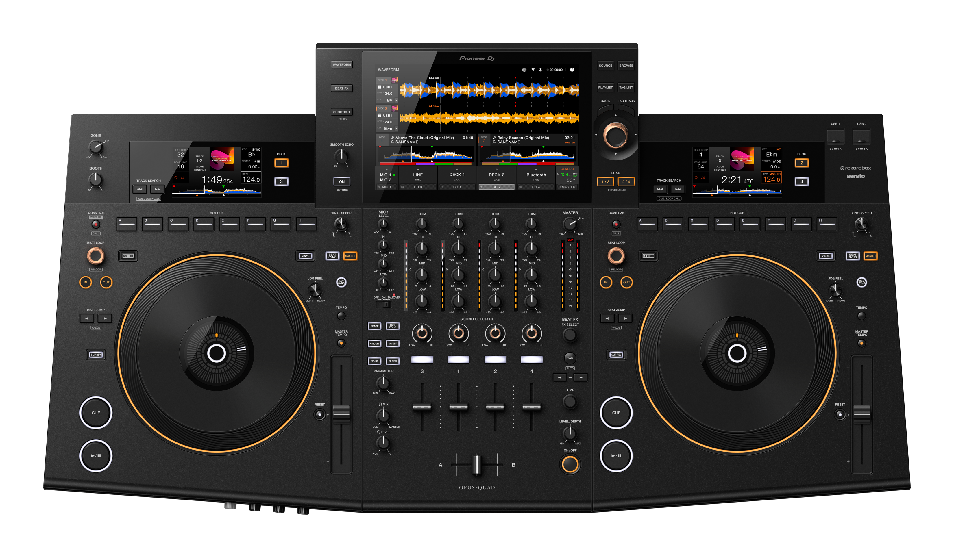 OPUS-QUAD DJコントローラー OPUS-QUAD - プロフェッショナル オールインワンDJシステム