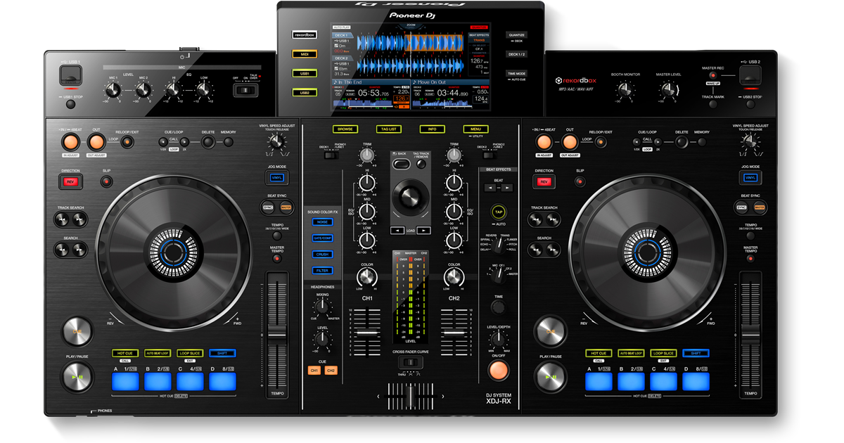 XDJ-RX (archived) All-in-one DJ system for rekordbox with a dual 