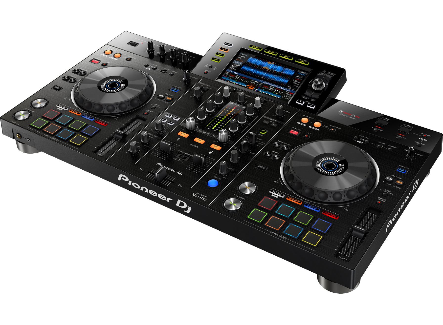 XDJ-RX2 2-channel performance all-in-one DJ system (black