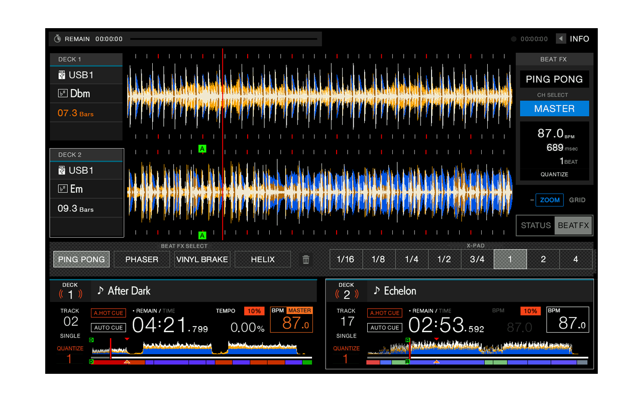 PIONEER DJ XDJ-RX3 - 4-channel performance all-in-one DJ system PIONEER DJ XDJ-RX3 - 4-channel performance all-in-one DJ system
