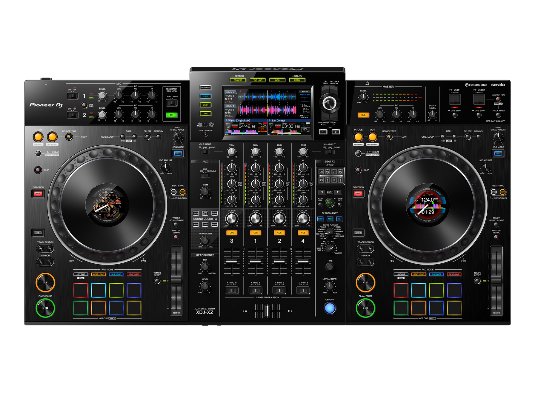 XDJ-XZ 4ch プロフェッショナル オールインワン DJシステム (Black 