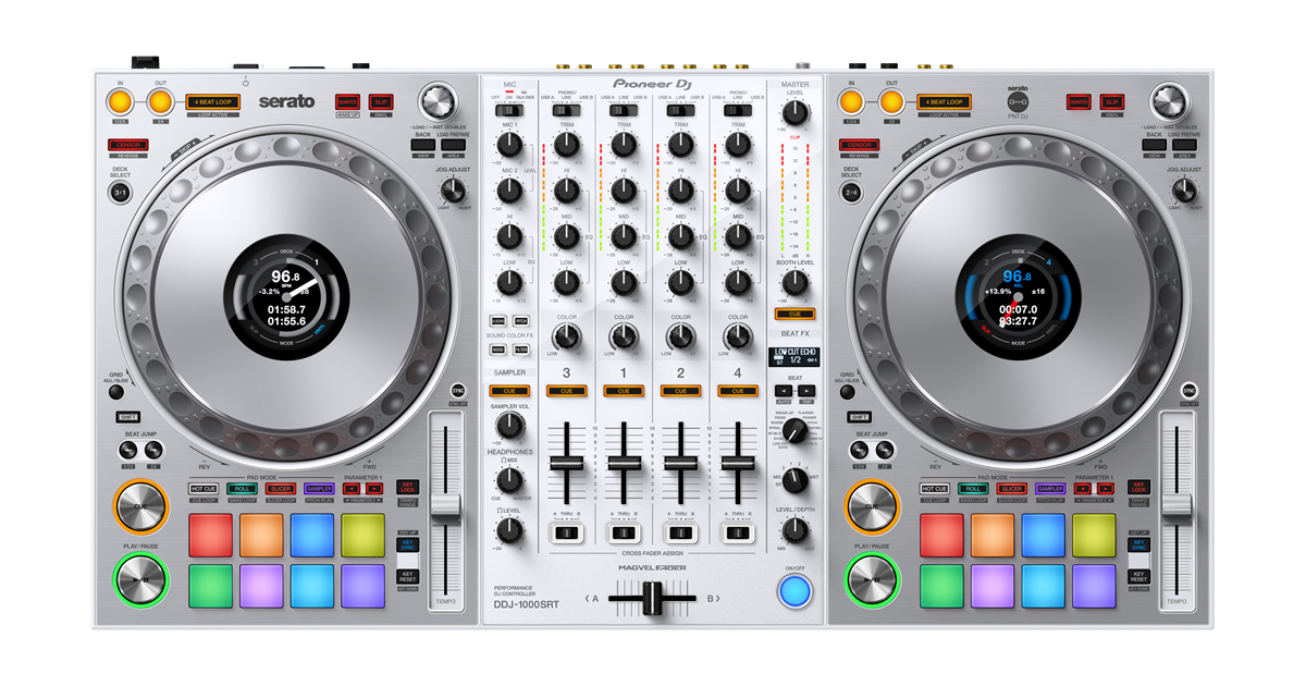 数量限定SALE DDJ-1000SRT-W (archived) 4-channel performance DJ controller DJ機材