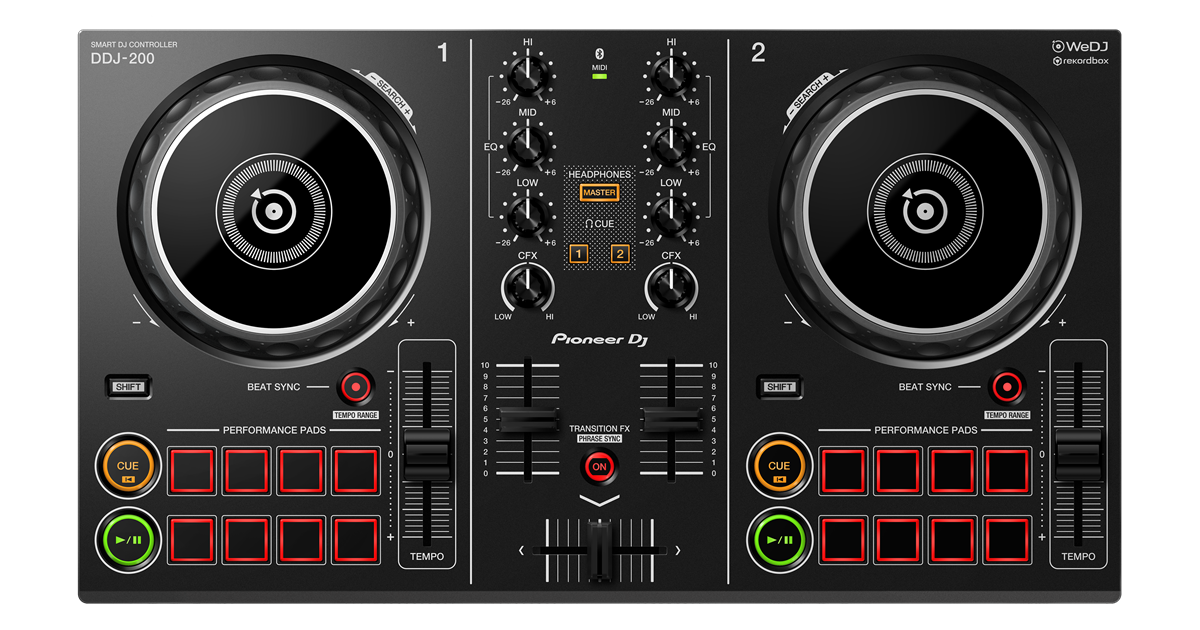 Pioneer DJ DDJ-200: All specifications & features