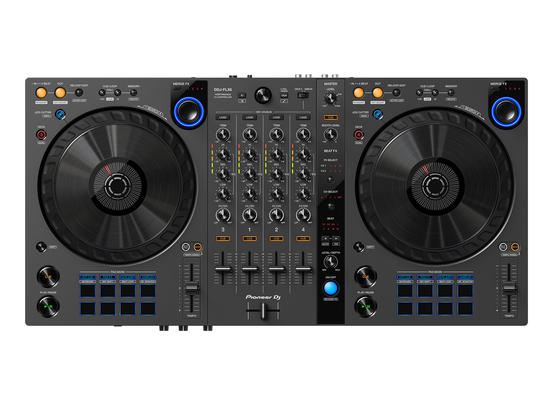 【2025最新作】 DDJ-FLX6-GT DJ multiple for controller DJ 4-channel - DJ機材