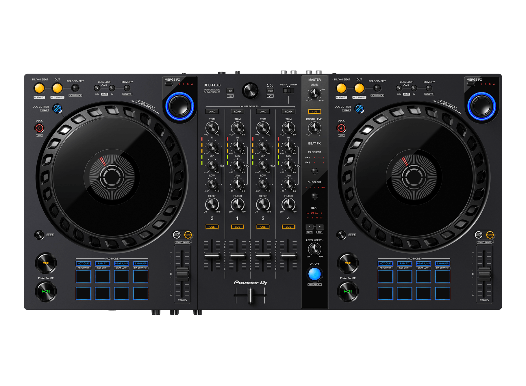 お歳暮 のし DDJ-FLX6 - 4-channel DJ controller for rekordbox and Serato DJ機材