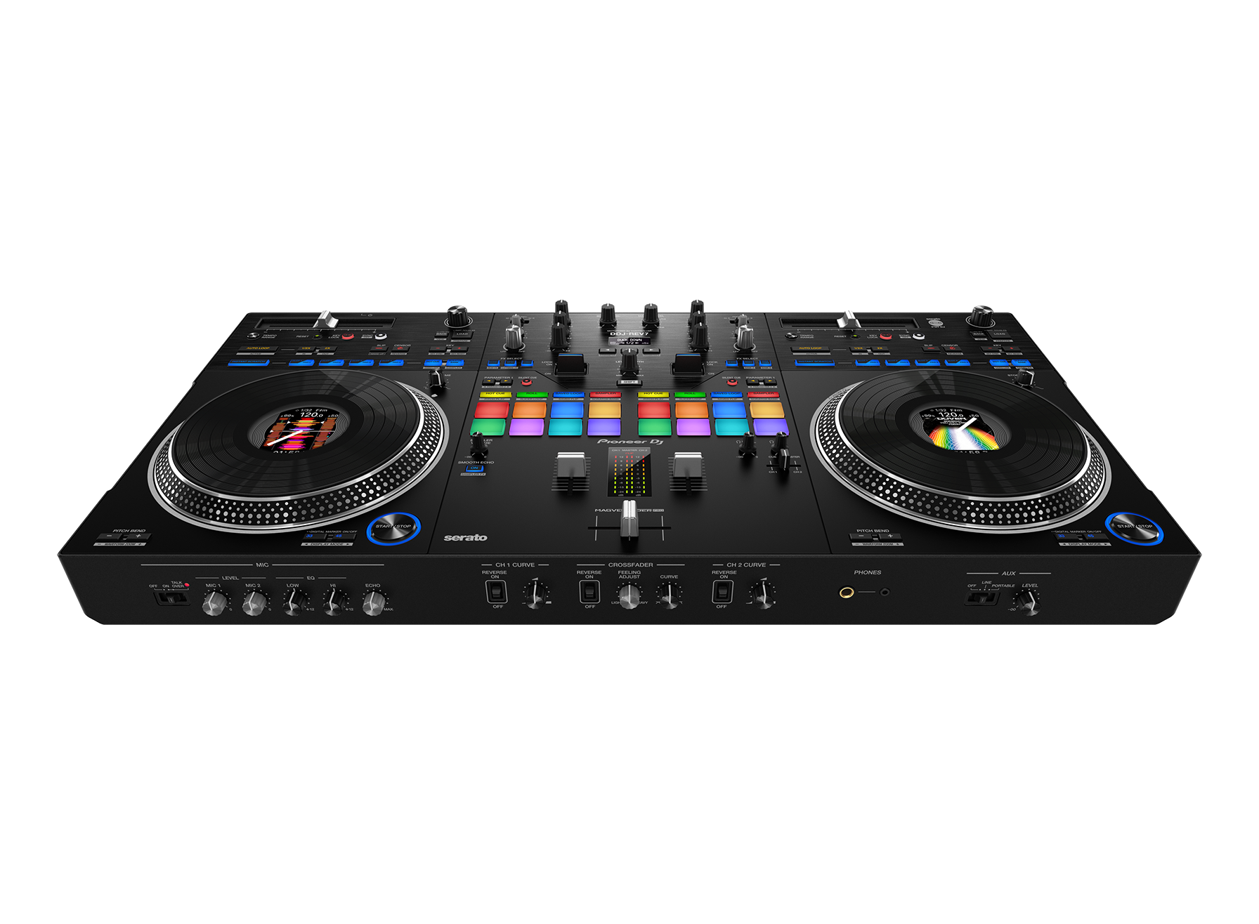 DDJ-REV7 - Serato DJ Pro対応 スクラッチスタイル 2ch プロフェッショナル DJコントローラー (Black)