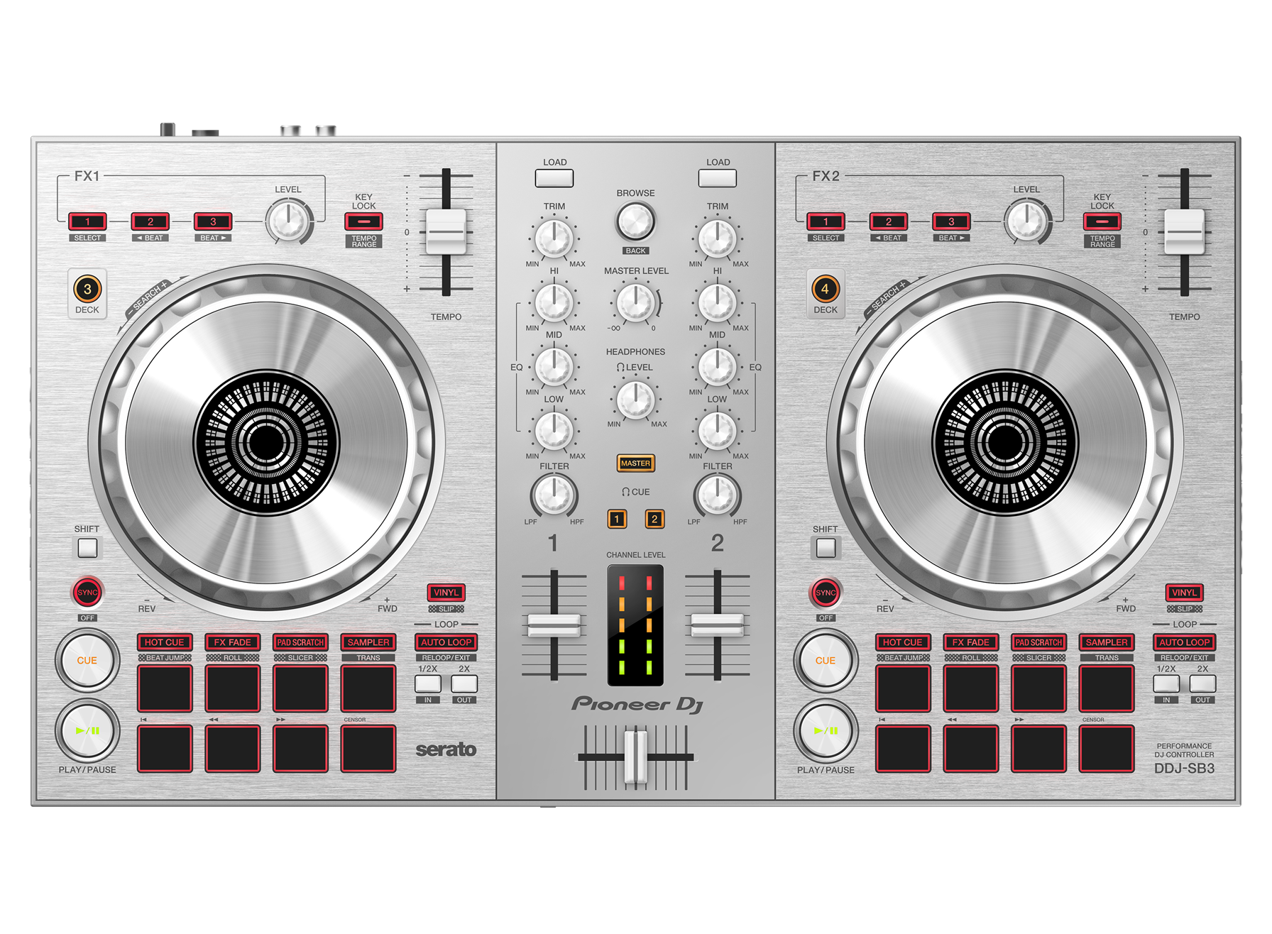 DDJ-SB-S (archived) Portable 2-channel controller for Serato