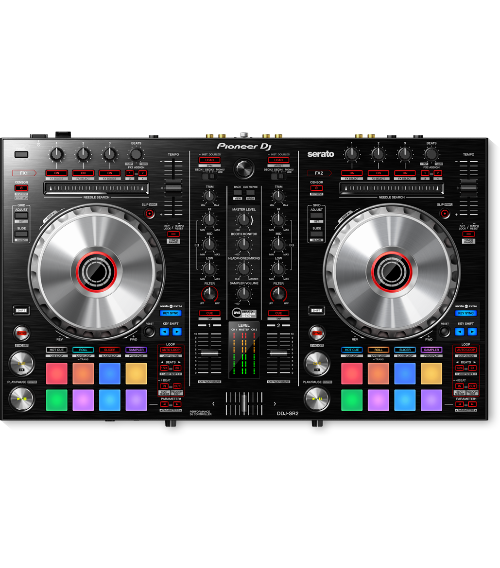 Tóxico Ojalá Decrépito DDJ-SR2 Controlador DJ para performances de 2 canales para Serato DJ Pro  (negro) - Pioneer DJ