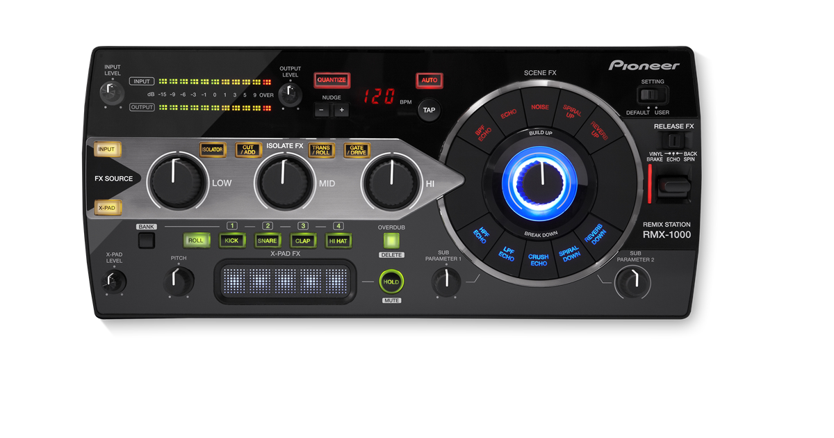 RMX-1000 Professional DJ effector & sampler (black) - Pioneer DJ