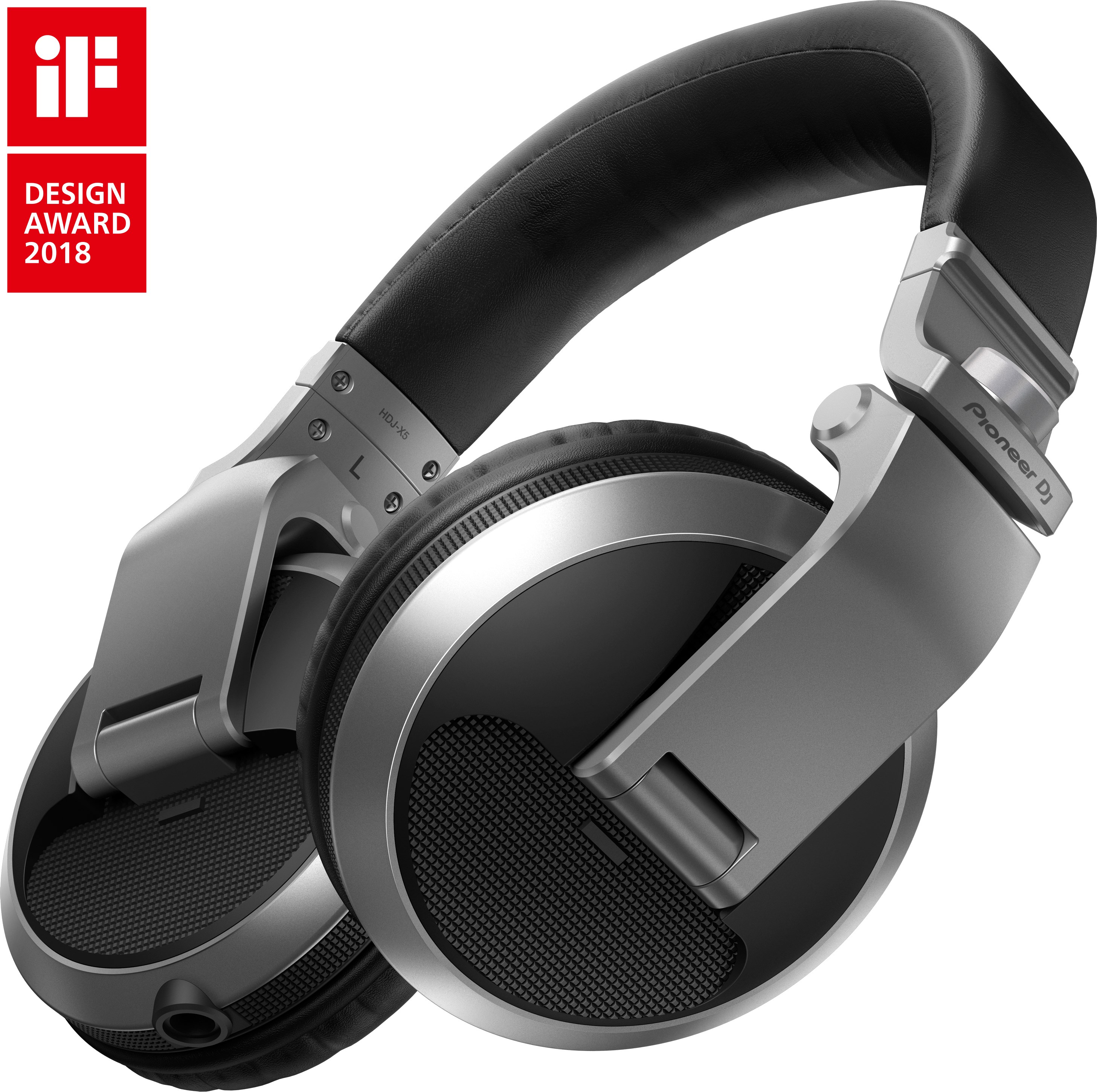HDJX5 Overear DJ headphones (silver) Pioneer DJ