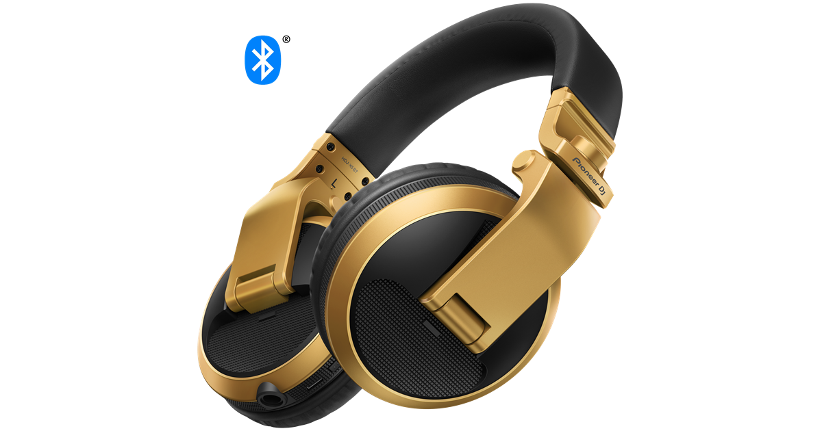 HDJ-X5BT Bluetooth®機能搭載オーバーイヤー型 DJヘッドホン (gold 