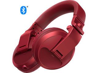 HDJ-X5BT Bluetooth®機能搭載オーバーイヤー型 DJヘッドホン (red 