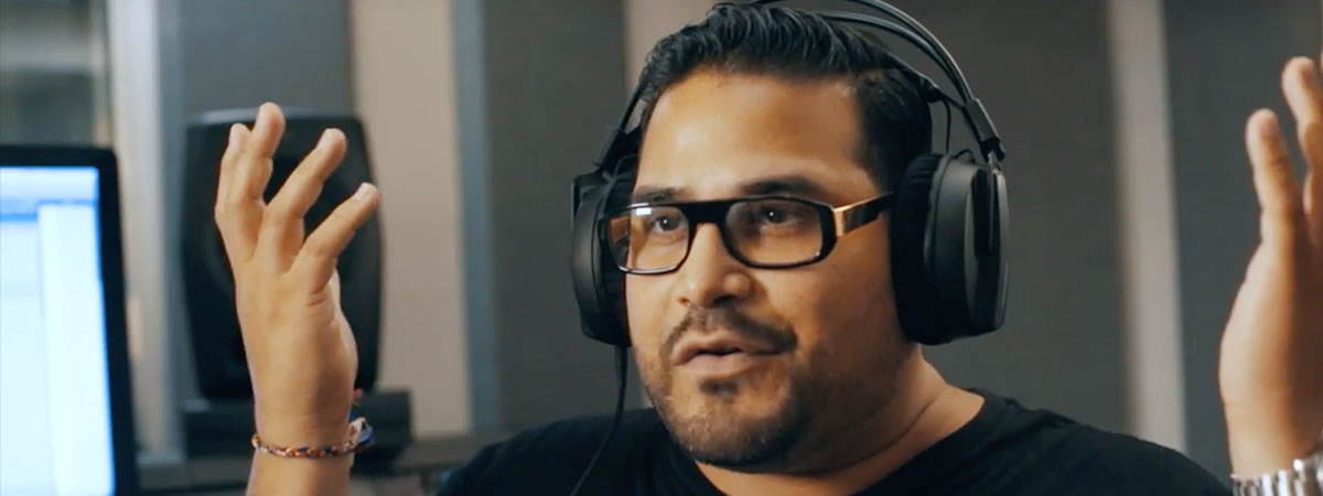Junior Sanchez on the HRM-7 Studio Monitor Headphones