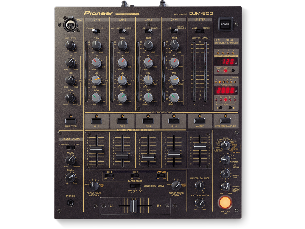 超人気の雑貨店 mixer effects 4-channel (archived) DJM-600 (black) DJ Pioneer - DJ機材