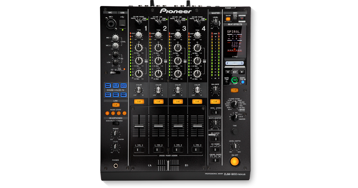 DJM-900NXS (archived) 4-channel club digital mixer (black 