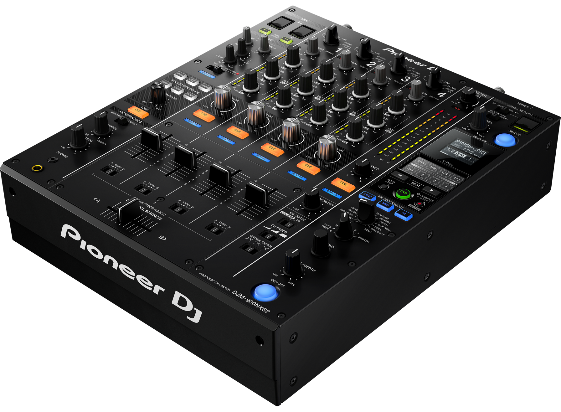 4 Channel PA DJ Mixer Bluetooth Streaming