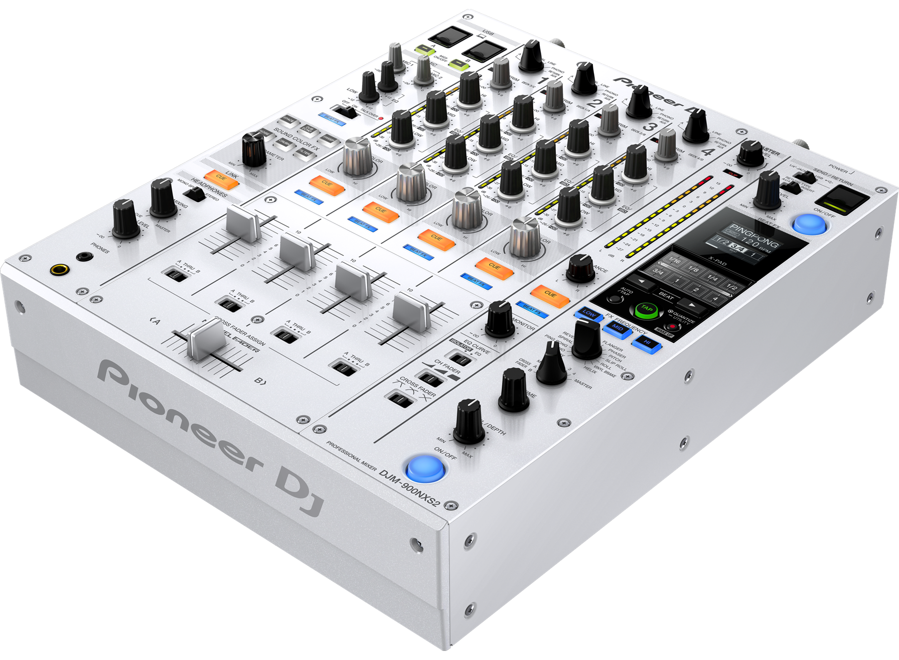 DJM-900NXS2-W (archived) 4-channel professional DJ mixer (white 