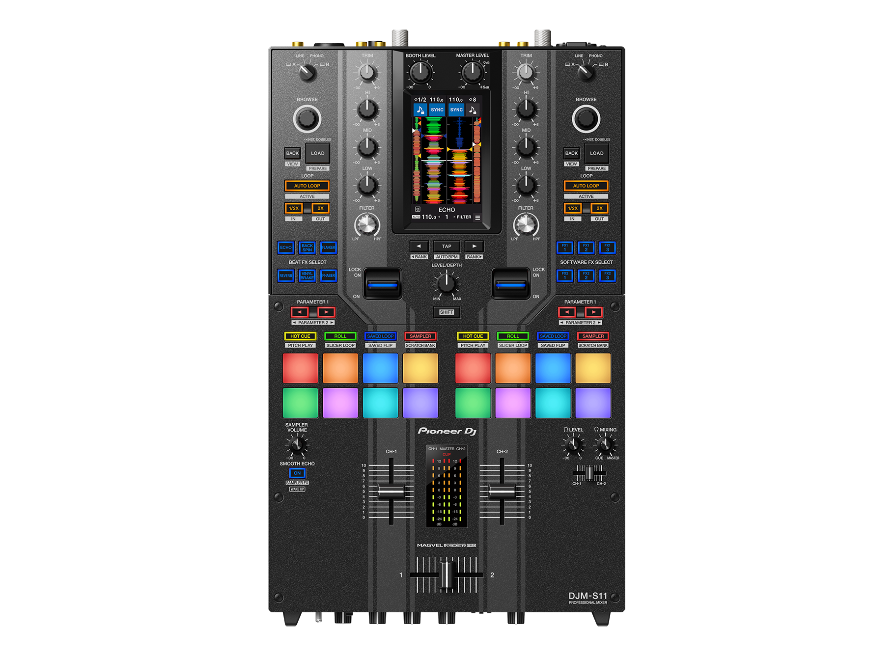 DJM-S11-SE - Professional scratch style 2-channel DJ mixer