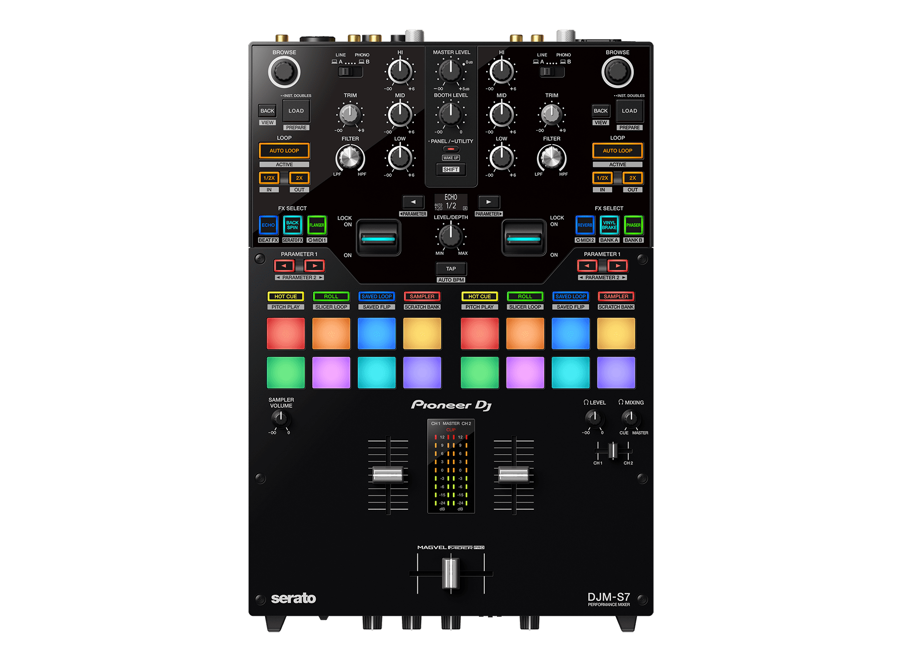 期間限定 数量限定 2-channel Scratch-style - DJM-S7 performance (Black) mixer DJ DJ機材